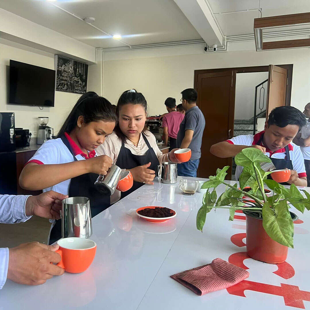 Barista Training - Liberty College Nepal