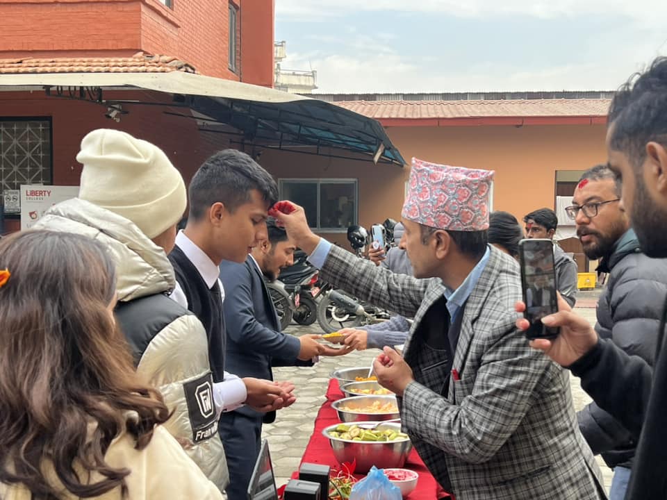 Sarswati Puja Celebration - Liberty College Nepal